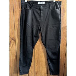 Signature by Levi Strauss & Co Black Mid Rise Straight Fit Jeans W38 L30